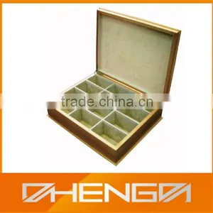 Custom Fancy Magnetic Tea Box in Wood thumbnail-1
