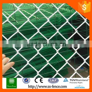 100% New Hdpe Plastic Net Chain Link Fence, Woven Galvanized Link Fence thumbnail-6
