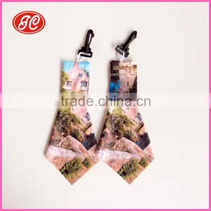 Key Chain With Customized Colorful Printing Logo Microfiber Cleaning Cloth thumbnail-1