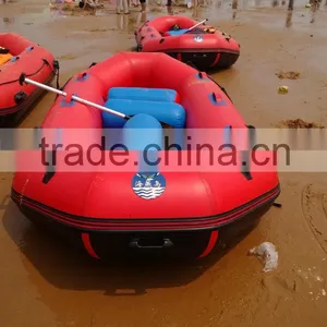3persons Whitewater Rafting Boat With Inflatable Floor for Drifting, Rescue and Fishing Use thumbnail-2
