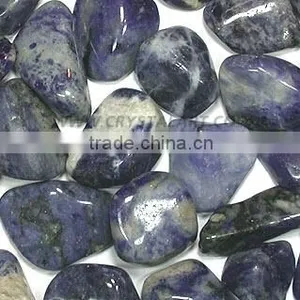 Sodalite Tumbled Pebbles Stone thumbnail-1