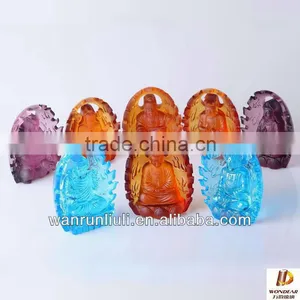 WF132-WF139 Chinese Liuli Eight Guardian Buddha Sculpture thumbnail-1