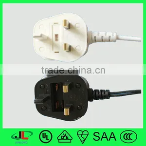 BSI Approval 3 Pin Plug UK BS 3 Core Power Cable Plug Assemble Plug With Fuse thumbnail-1