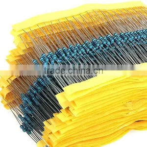 Hot Sale 1280pcs 64 Values 1 Ohm - 10M Ohm 14W Metal Film Resistors Assortment Kit Assorted Set Low Noise thumbnail-1