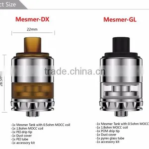 Youde 2ml Mini Atomizer Mesmer Subohm Vapor Tank Designed With Goblin Mini Bottom Airflow System thumbnail-3