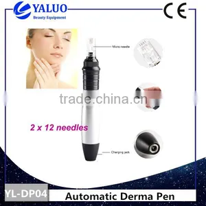 12 Needles Golden Micro Needle Derma Pen thumbnail-1