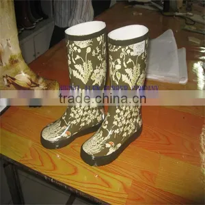 Fashion Sexy Ladies Rubber Boots thumbnail-1