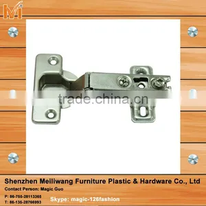 Nickel-plated Full Overlay Kitchen Cabinet Door Hinge thumbnail-1