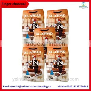 Pure Natural 1.5hour Burning Finger Shisha Firewood Processor Charcoal thumbnail-1