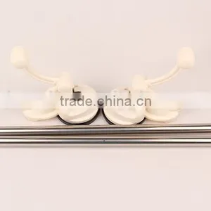 Wholesale Hot Sell Stainless Steel Bathroom Accessories Towel Holder Towel Racks With Sucking Disc thumbnail-2