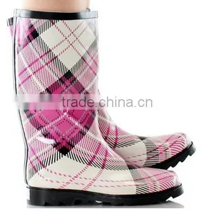 Women's Mid Calf Waterproof Rainboots thumbnail-4