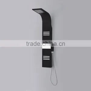 High Strength Unique Design Black Brushed Aluminum Shower Panel thumbnail-1