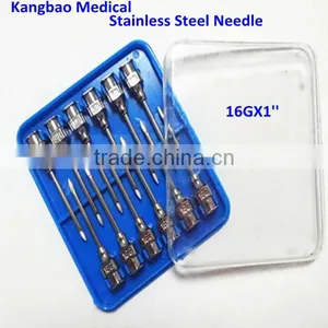 Kangbao Metal Syringe Needle 16GX1'' thumbnail-1