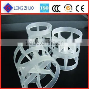 High Free Volume Plastic Pall Ring/ HDPE Material Water Treatment Filter thumbnail-1