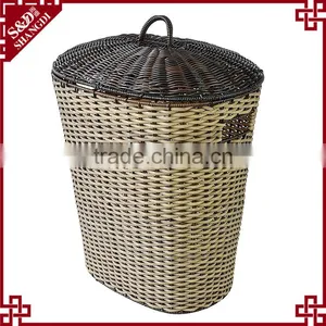 S.D OEM & ODM Manufacturer Pily Rattan Colored Plastic Laundry Baskets thumbnail-1