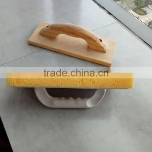 High Quality ABS Handle Sponge Blade Wood Float Trowel thumbnail-1