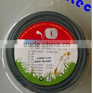 3.0mm Saw Blade Nylon Grass Trimmer Line With Blister Package thumbnail-1