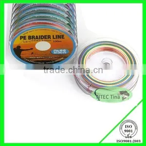 High Strength 8 Strand Colorful Braided Fishing Line , pe Braid Fishing Line High Strength thumbnail-2