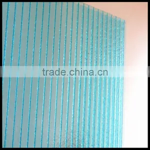6mm Glitter Polycarbonate Sheet Polycarbonate Corrugated Plastic Sheet With Sealed Edge thumbnail-1