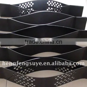 HOT!!!Black Smooth HDPE Earthwork Geocells Manufacturer Directly thumbnail-1