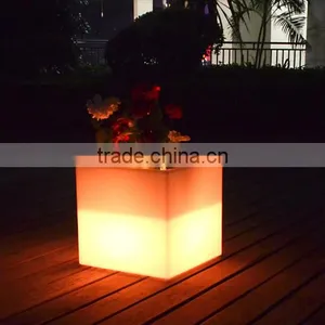 LED Flowering Plant Pots Planters Pots Garden Flower Pot thumbnail-1