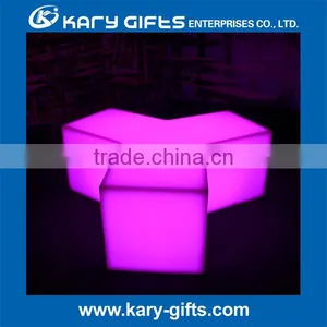 Shining Led Combined Chair, Glowing Connected Bar Chair, Led Chairs and Tables thumbnail-1