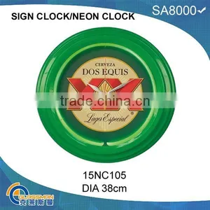 Neon Clock Neon Light Wall Clock thumbnail-5
