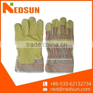 Durable Leather Working Pigskin Labour Gloves thumbnail-1