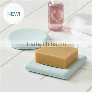 Creative Household Environmental Diatomaceous Earth Round/Square Soap Holder Eradicate Odor Water Absorption Soap Box thumbnail-1