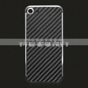 Carbon Fiber Metal Cover for IPhone7 24k Gold Plated Back Housing thumbnail-3