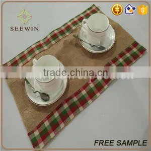2016 High Quality Jute Lace Dining Table Runners thumbnail-4