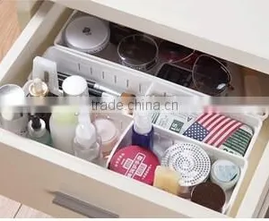 Fashion 3 Lattices Sundries Plastic Divided Storage Box/DIY Storage Box thumbnail-6