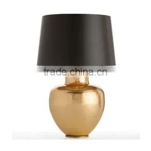 Hammered Pineapple Brass Lamps thumbnail-1