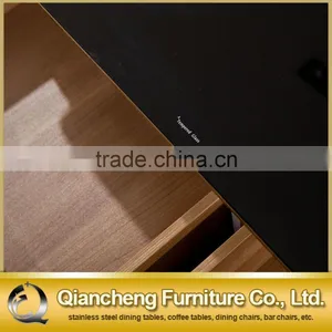 Glass Top tv Stand Wooden Cabinet Modern Hotel Furniture thumbnail-5