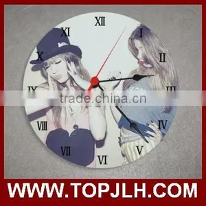 2017 Hot Sell Christmas Gift Custom Photo Printed Wall Clocks Sublimation Blank Wall Clocks for Sublimation thumbnail-4