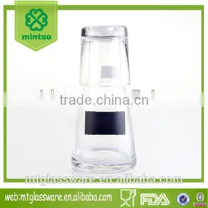 Handblown Personalized 2 Piece Water Carafe Set thumbnail-1