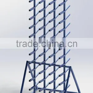 SDI_1061D 2 Way Floor Standing 88 Vinyl Roll Rack thumbnail-2