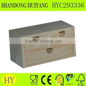 FSC Unfinished Desktop Wooden Cabinet Wholesale thumbnail-1