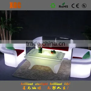 RGB 16 Colorful Plastic Inflatable Sofa Led for Bar Furniture thumbnail-1