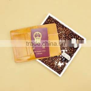 Leather Business Card Holder ,fancy Passport Holder Soft Good Leather thumbnail-4