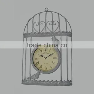 Metal Birdcage Wall Clock thumbnail-2