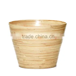 2017 High Quality, Cheap Price Outdoor Flower Pots, Decorative Item Made From Natural Bamboo thumbnail-4
