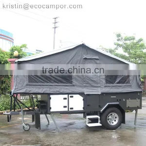 Australia Standard Off Road Camping Hard Floor Forward Folding Camper Trailer For Sale thumbnail-6