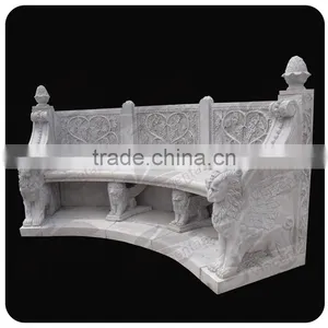 Hot Sale Marble Bench for Decoration VBC--001 thumbnail-2