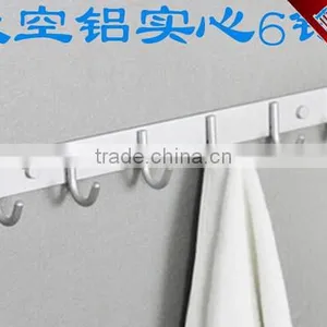 Space Aluminum Wall Hook Coat & Cap Hook Clothes Hook Key Hook Bag Hanger thumbnail-1