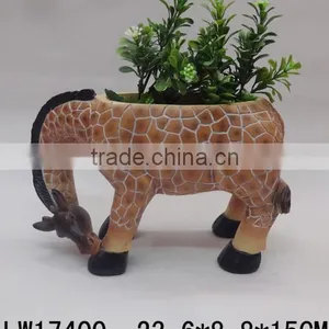 Creative Design Flowerpot Horse Animal Contemporary Garden Home Decor Hallway Decoration thumbnail-1