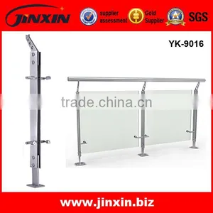 Laser Precise Cutted Stainless Steel Plate Glass Column thumbnail-2