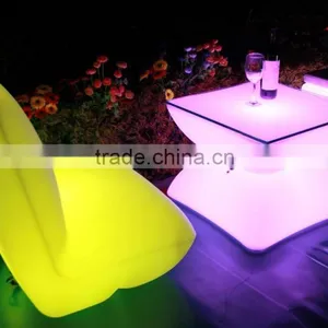 PE Material Illuminated Bar Interactive Led Table for Indoor or Outdoor Using thumbnail-4