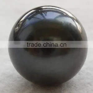 14-15mm Natural Black Tahitian Loose Pearl Beads thumbnail-1