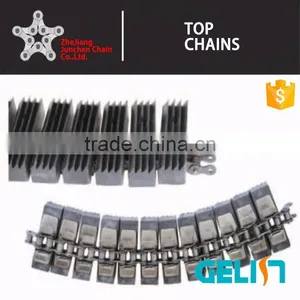 Snap-on Gripper Roller Chains/rubber Top Conveyor Chains/rubber Gripper Snap on Chains thumbnail-2